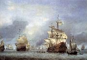 Willem Van de Velde The Younger The Taking of the English Flagship the Royal Prince USA oil painting artist